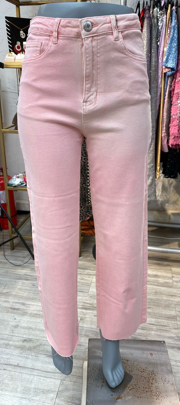 Pantalón rosado palazzo Paloma