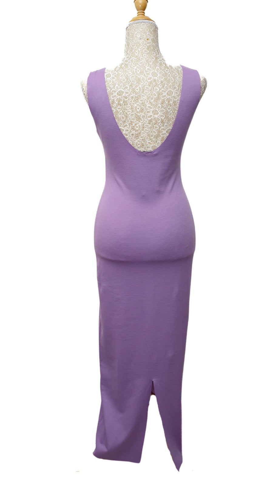 Vestido tubo lila