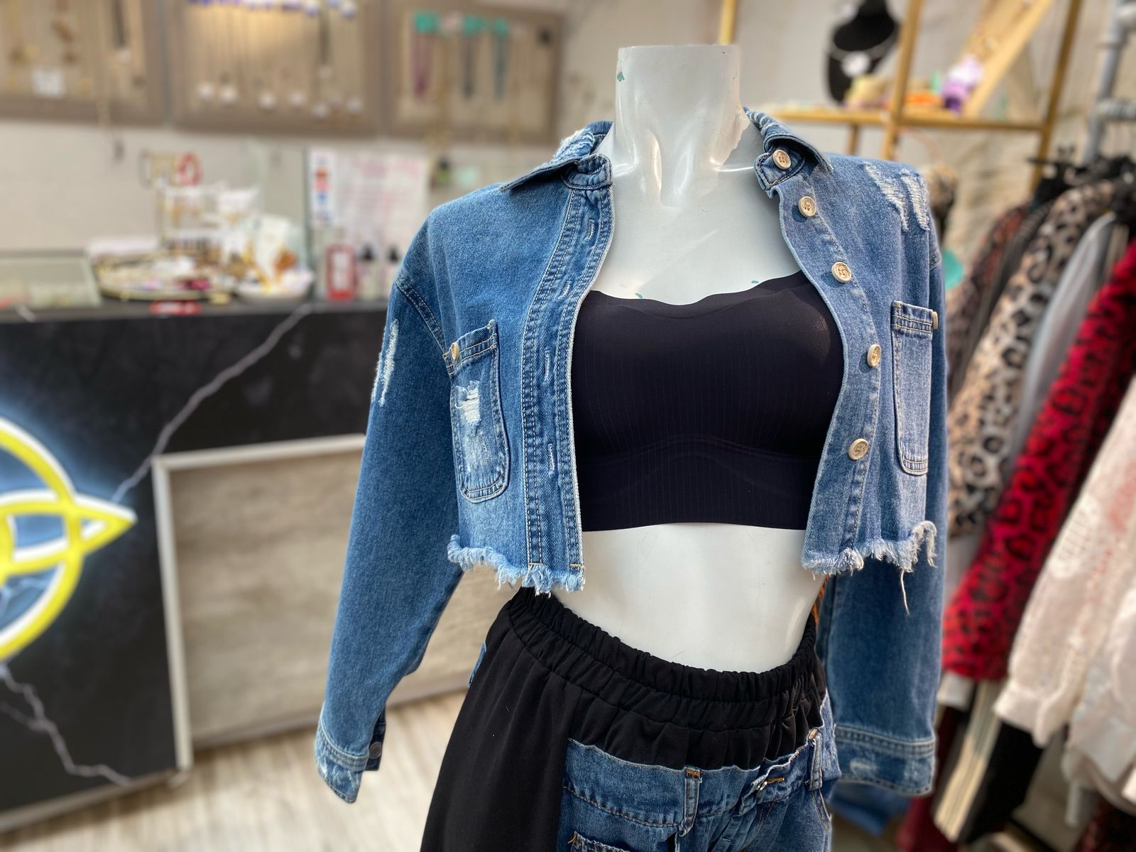 Chaqueta bolero jeans