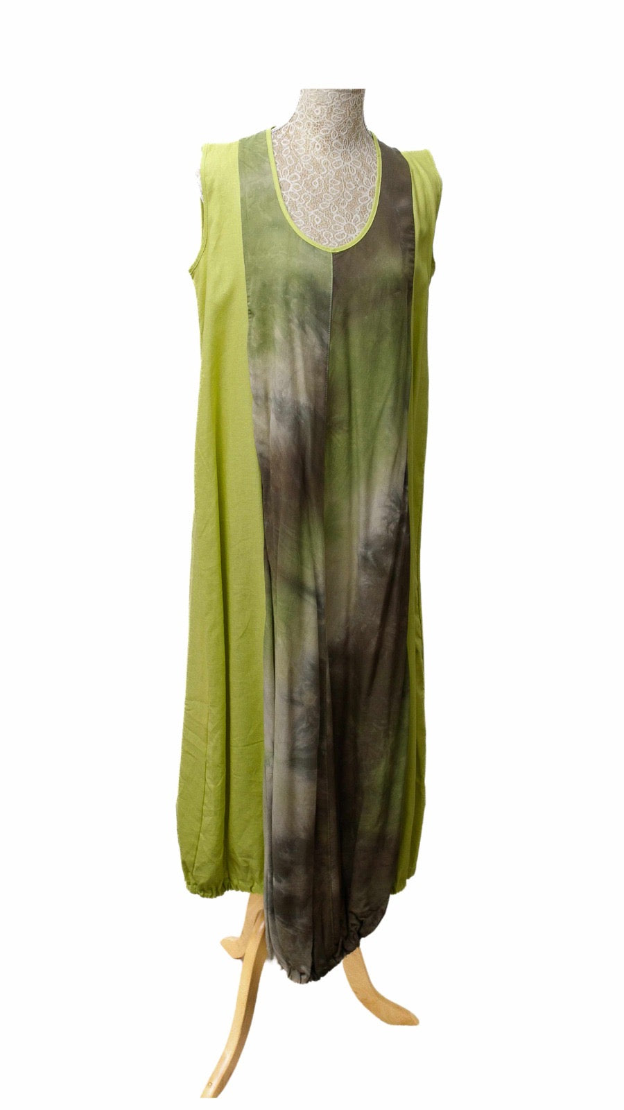 Vestido verde limón