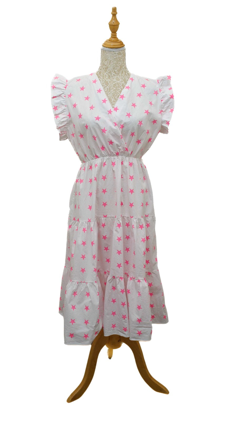 Vestido blanco estrellas