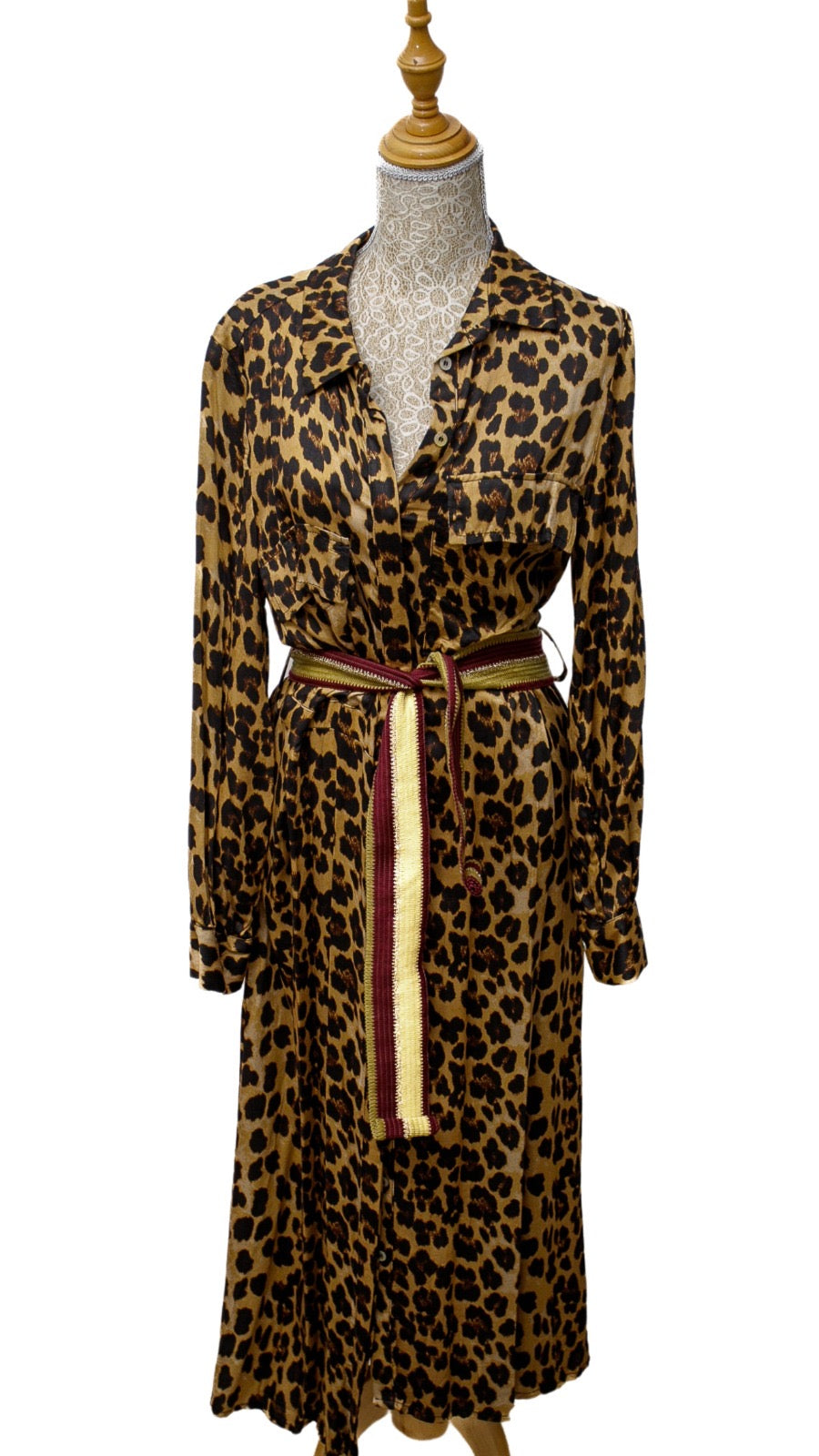Vestido animal print