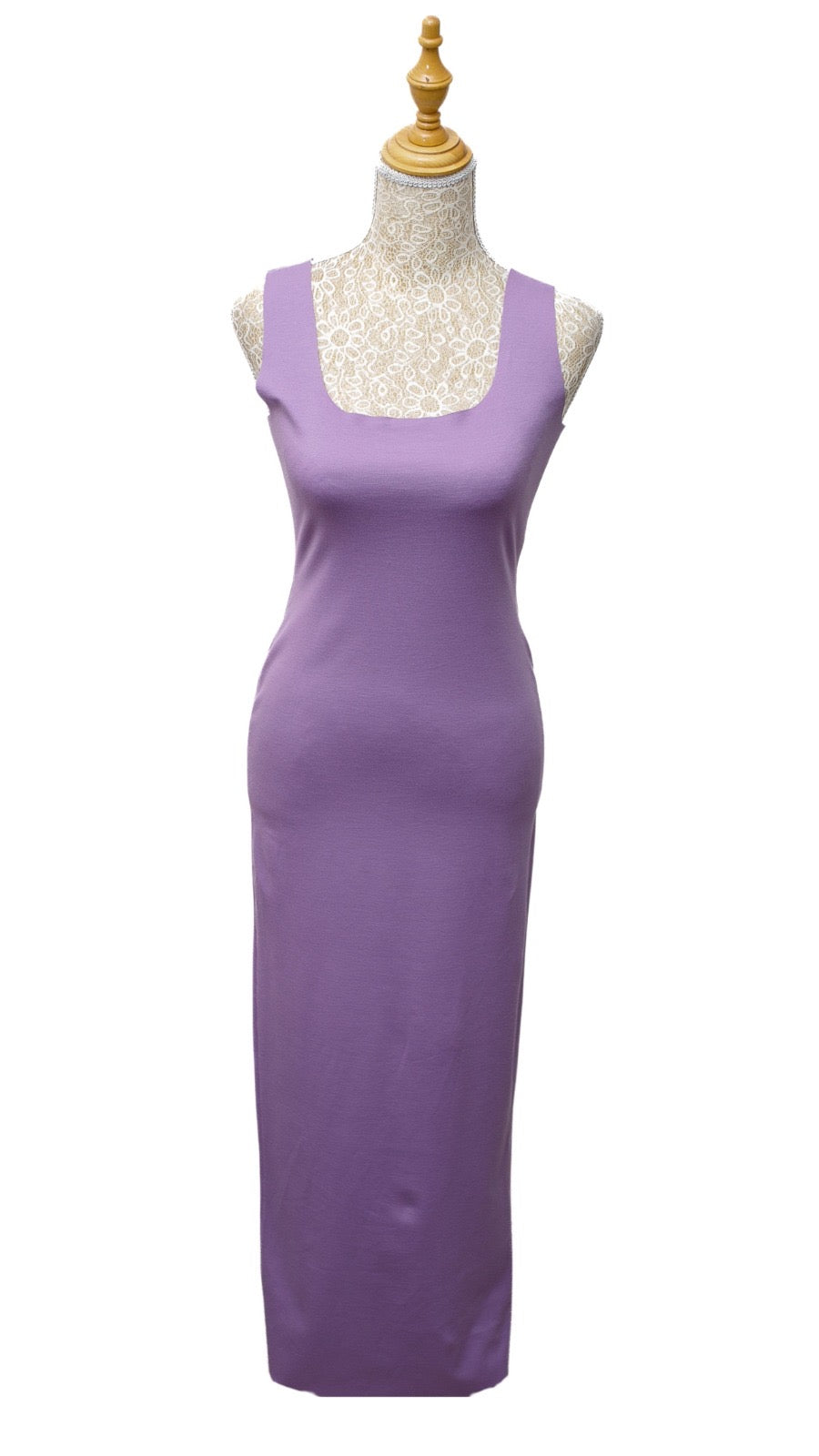 Vestido tubo lila