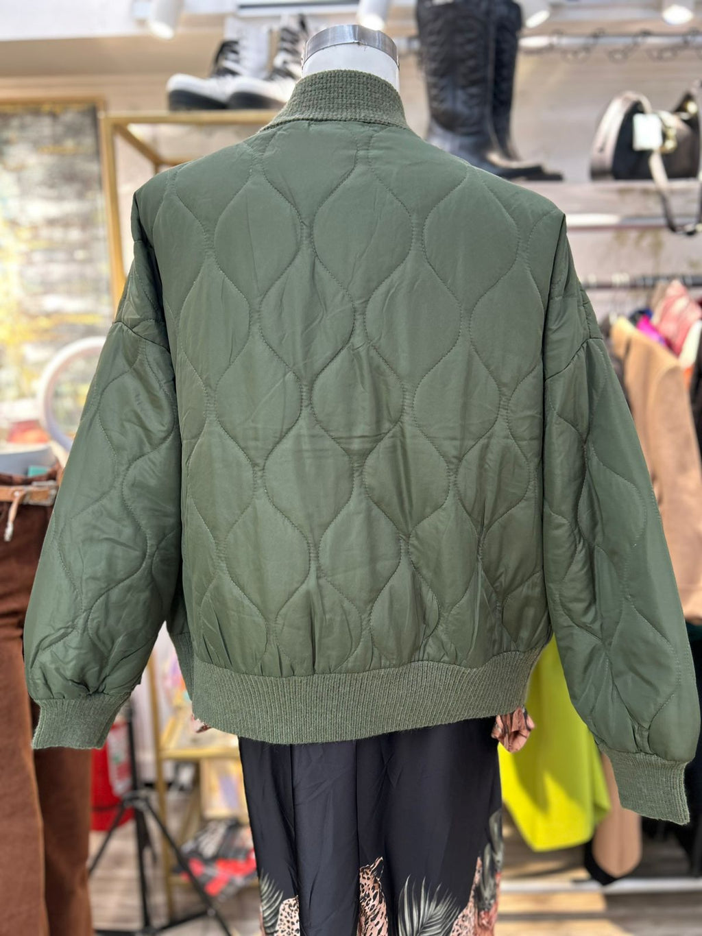 Parka vuelos verde
