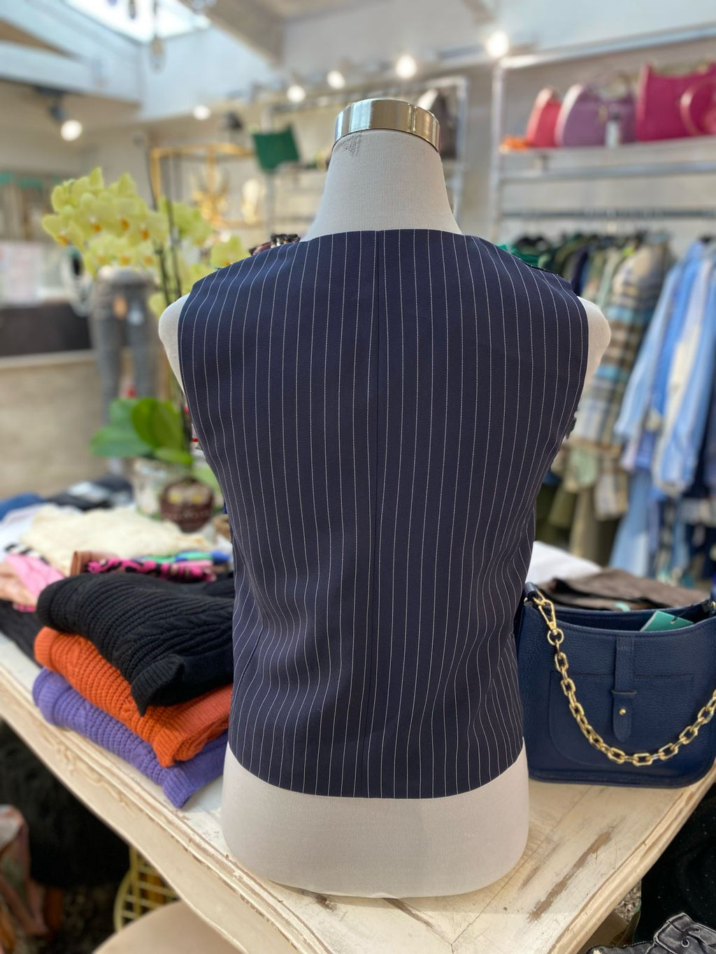 Gilet sastrero azul marino