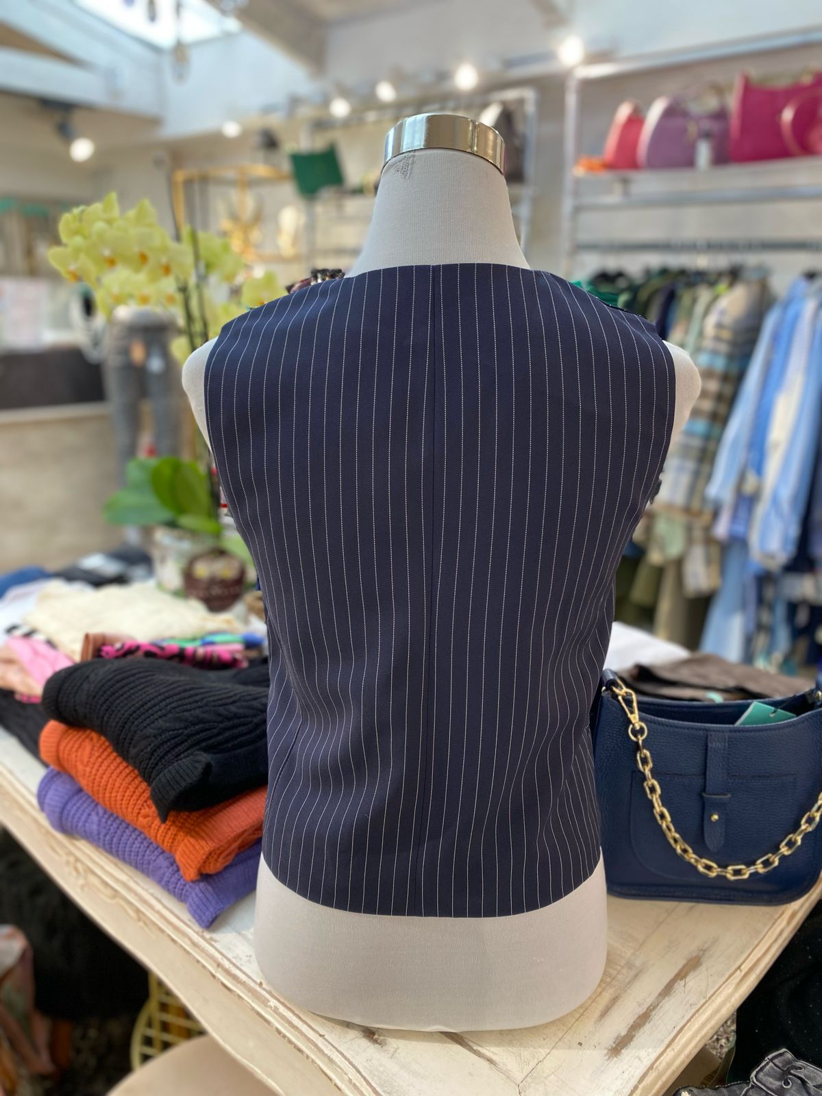Gilet sastrero azul marino