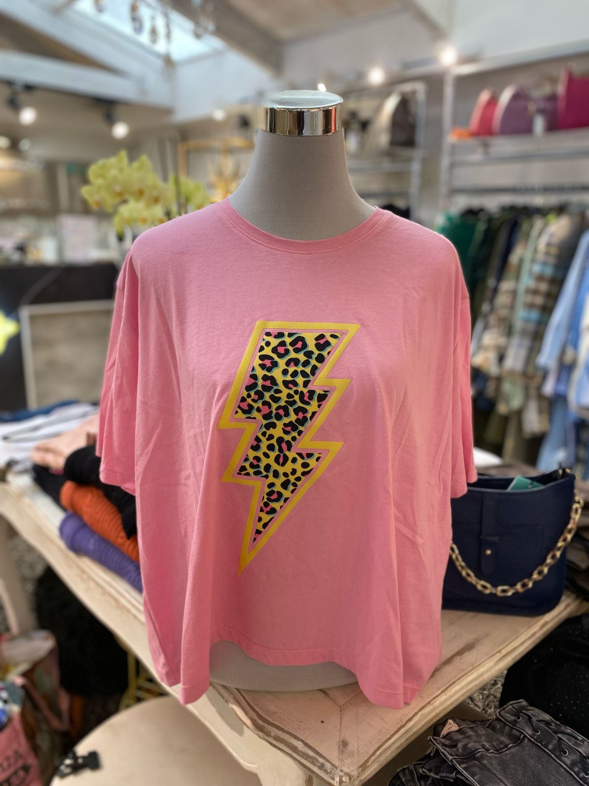Polera rosa "flash"