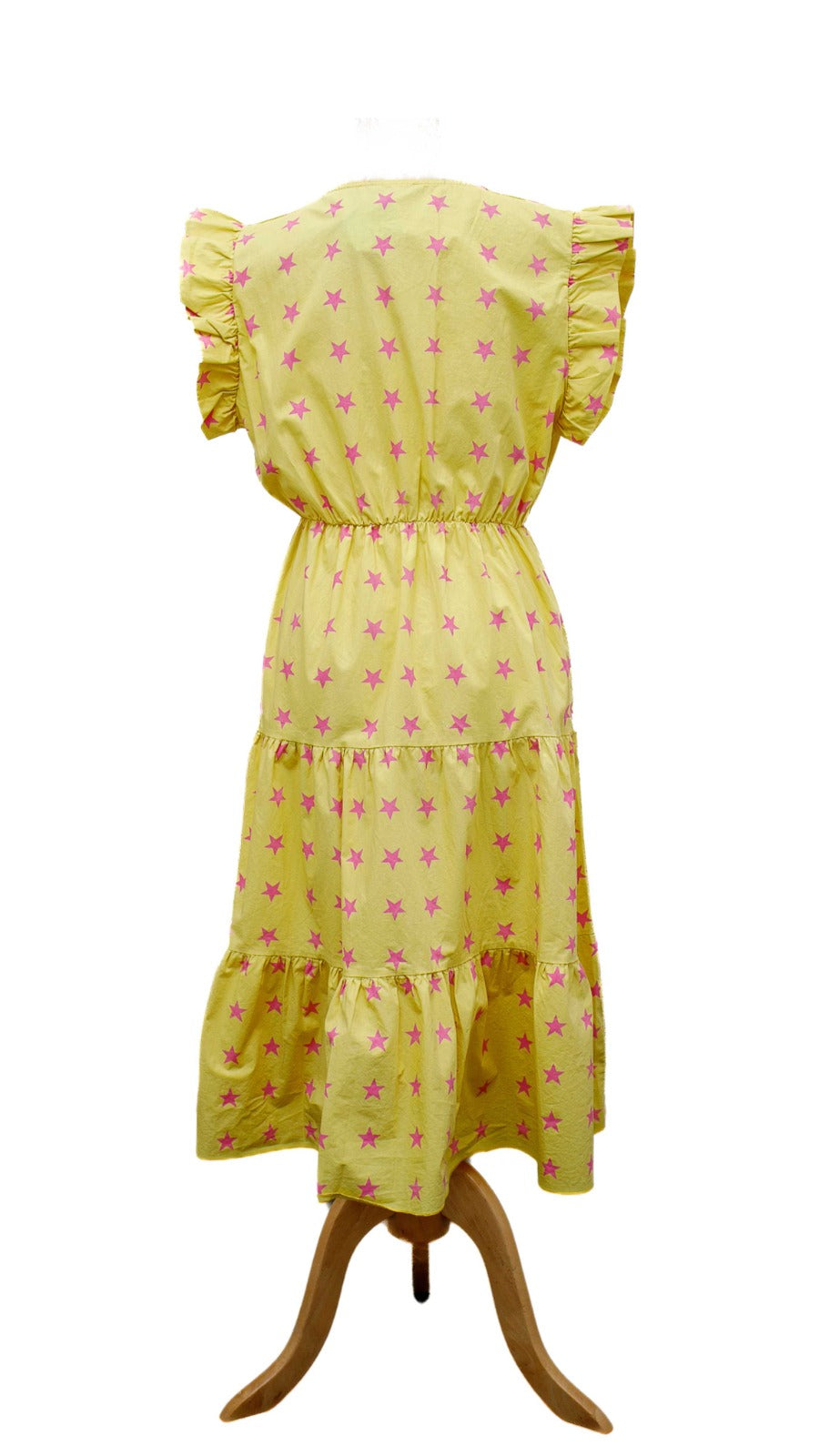 Vestido amarillo estrellas
