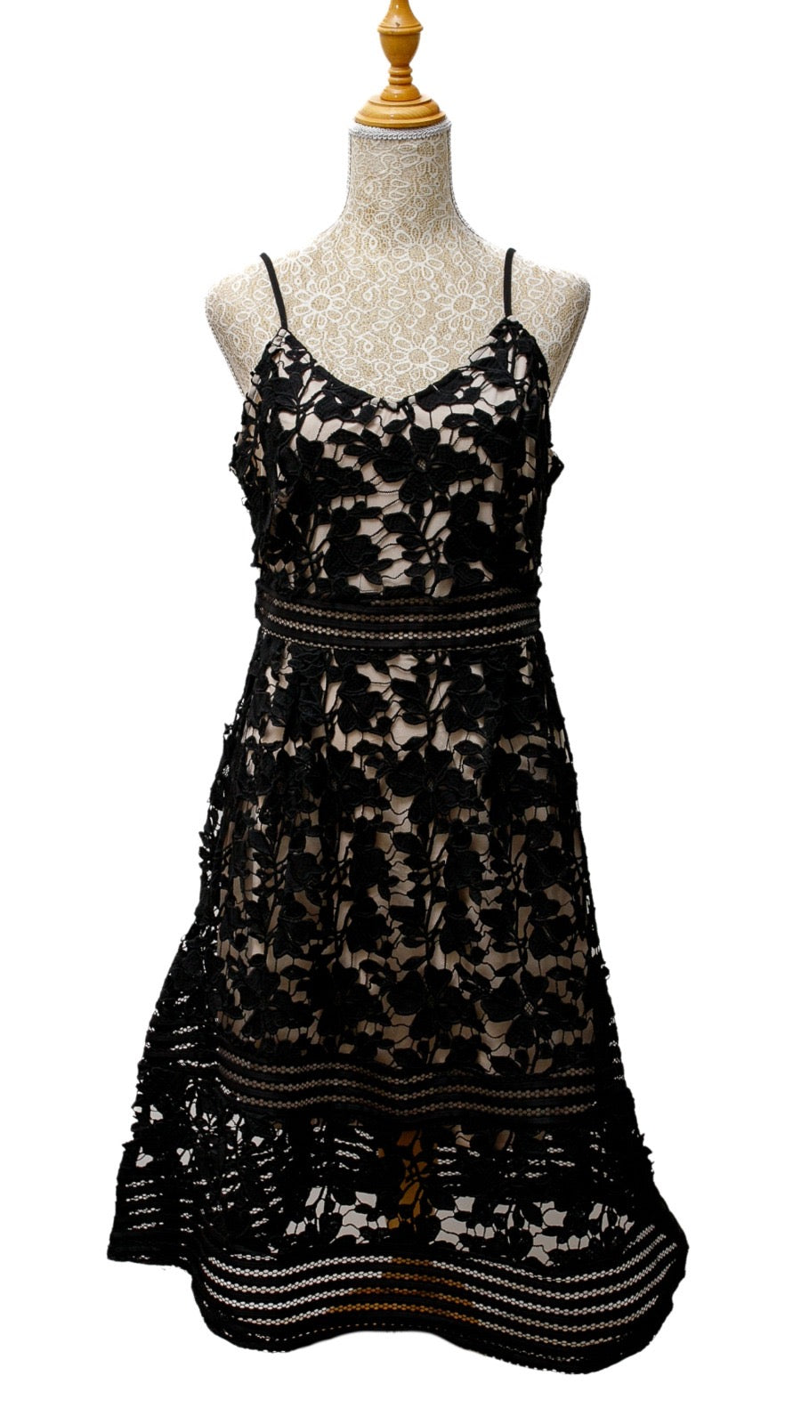 Vestido encaje negro