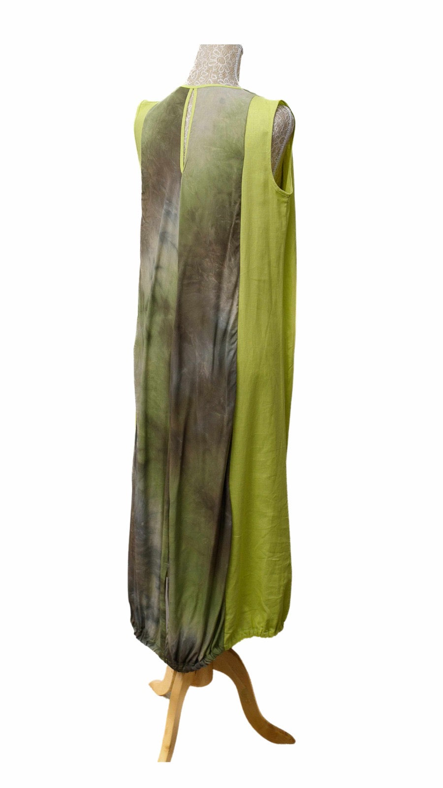 Vestido verde limón