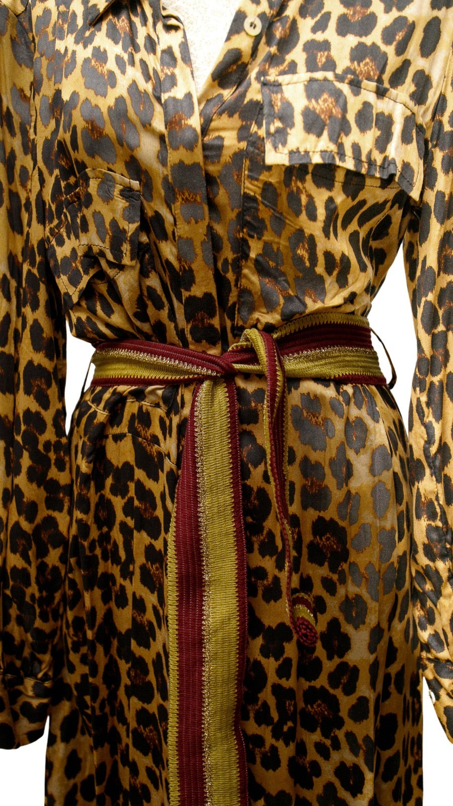 Vestido animal print